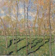 Trees in Winter,View of Bennecourt, Claude Monet